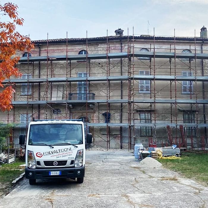 Restauro facciata edificio inizio '900 - Prima