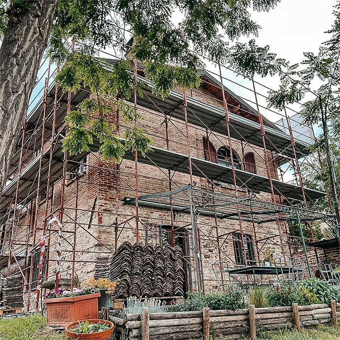 Restauro e recupero edilizio di un rustico in zona Valtidone eseguito dalla impresa Edilvaltidone di Pianello Val Tidone